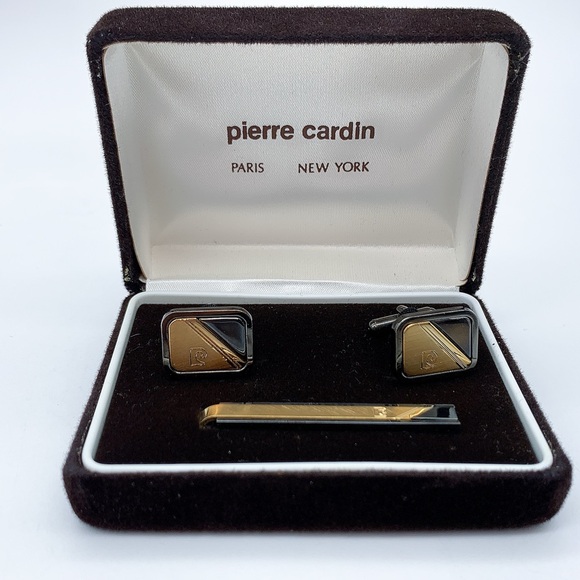 2 Set Pierre Cardin Tie Clips & Cufflinks - Picture 4 of 6